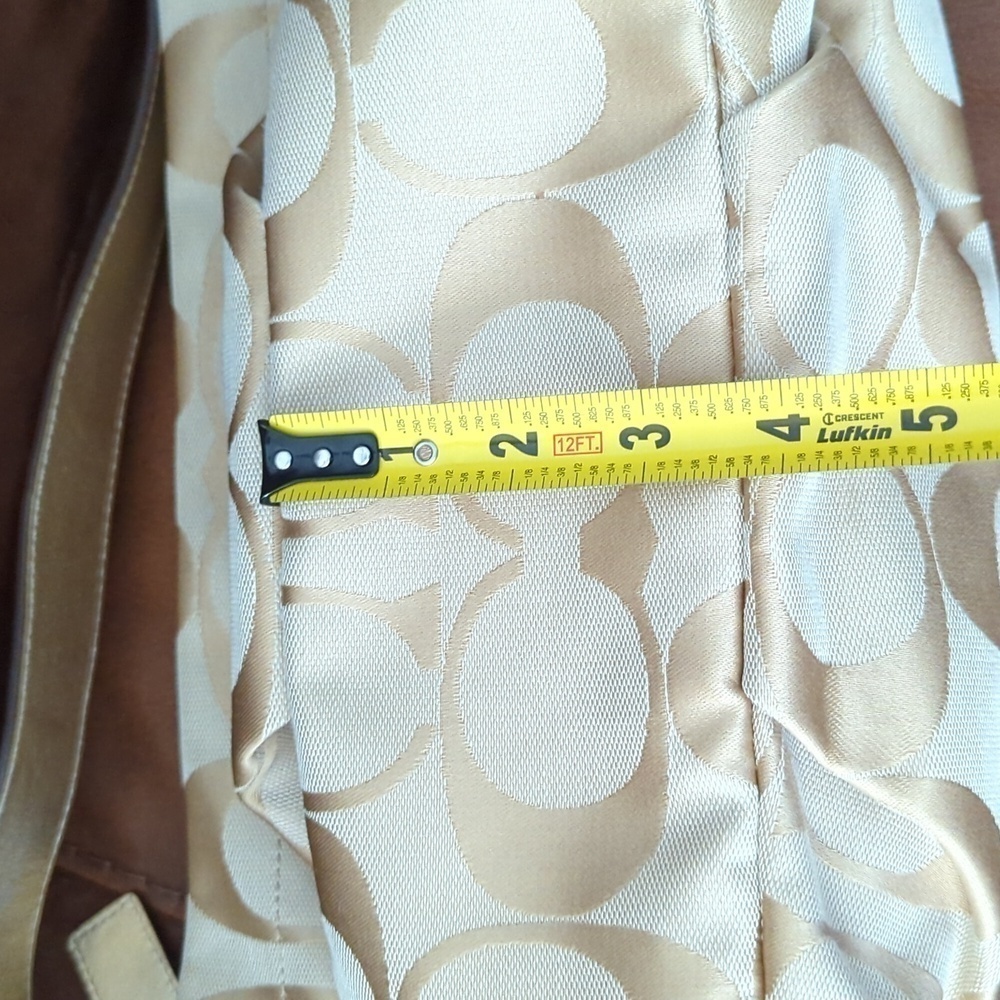 Coach F15067 Soho Signature Crossbody Shoulder Bag Khaki Gold - Picture 16 of 16
